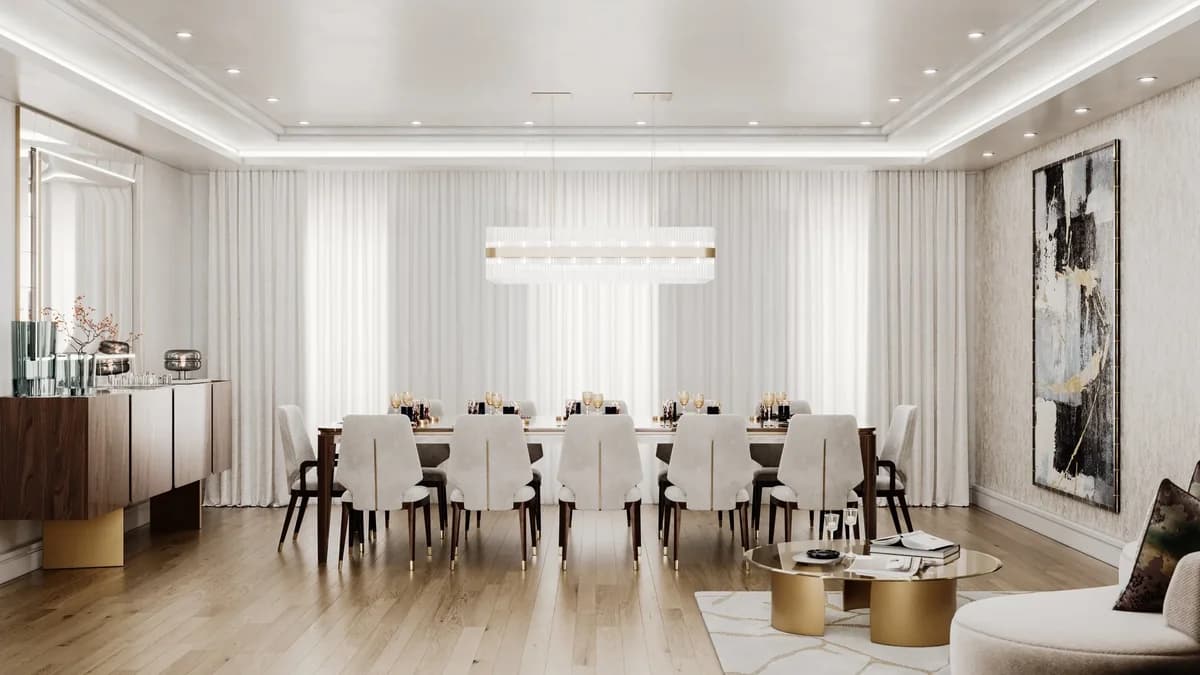 Coral Gables — dining & lounge interior